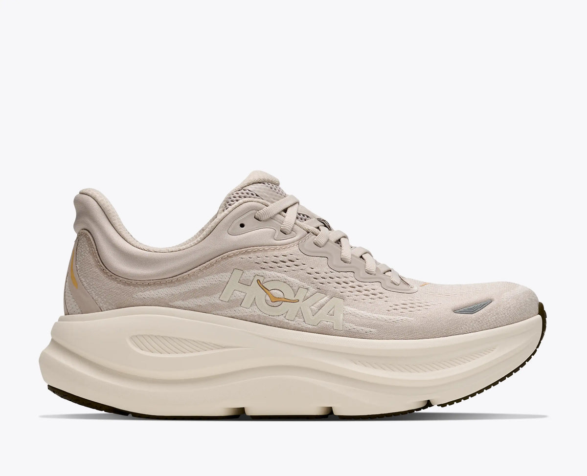 HOKA Bondi 9 Women's – River Rock Grey/Alabaster