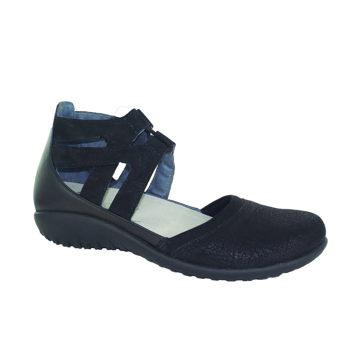 Naot Kata Women's – Cheetah Suede/Mcha Rose Leather