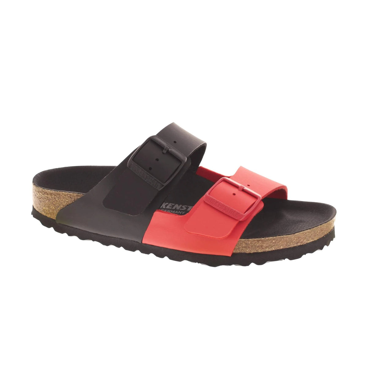 Birkenstock Arizona Split Men's – Black/Poppy Red