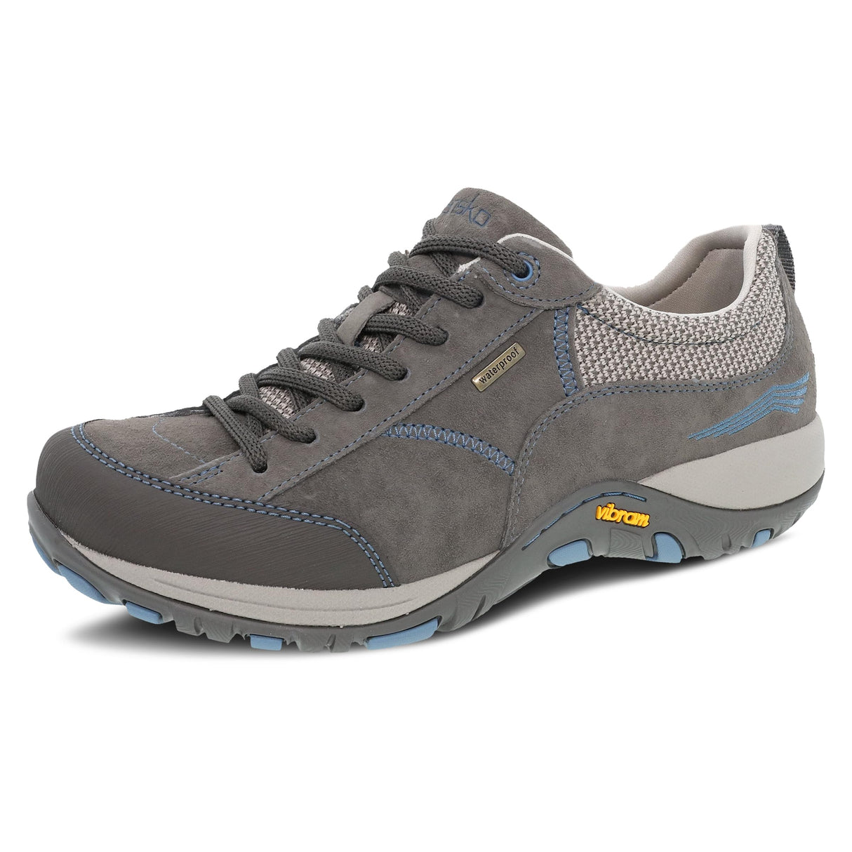 Grey/Blue Suede