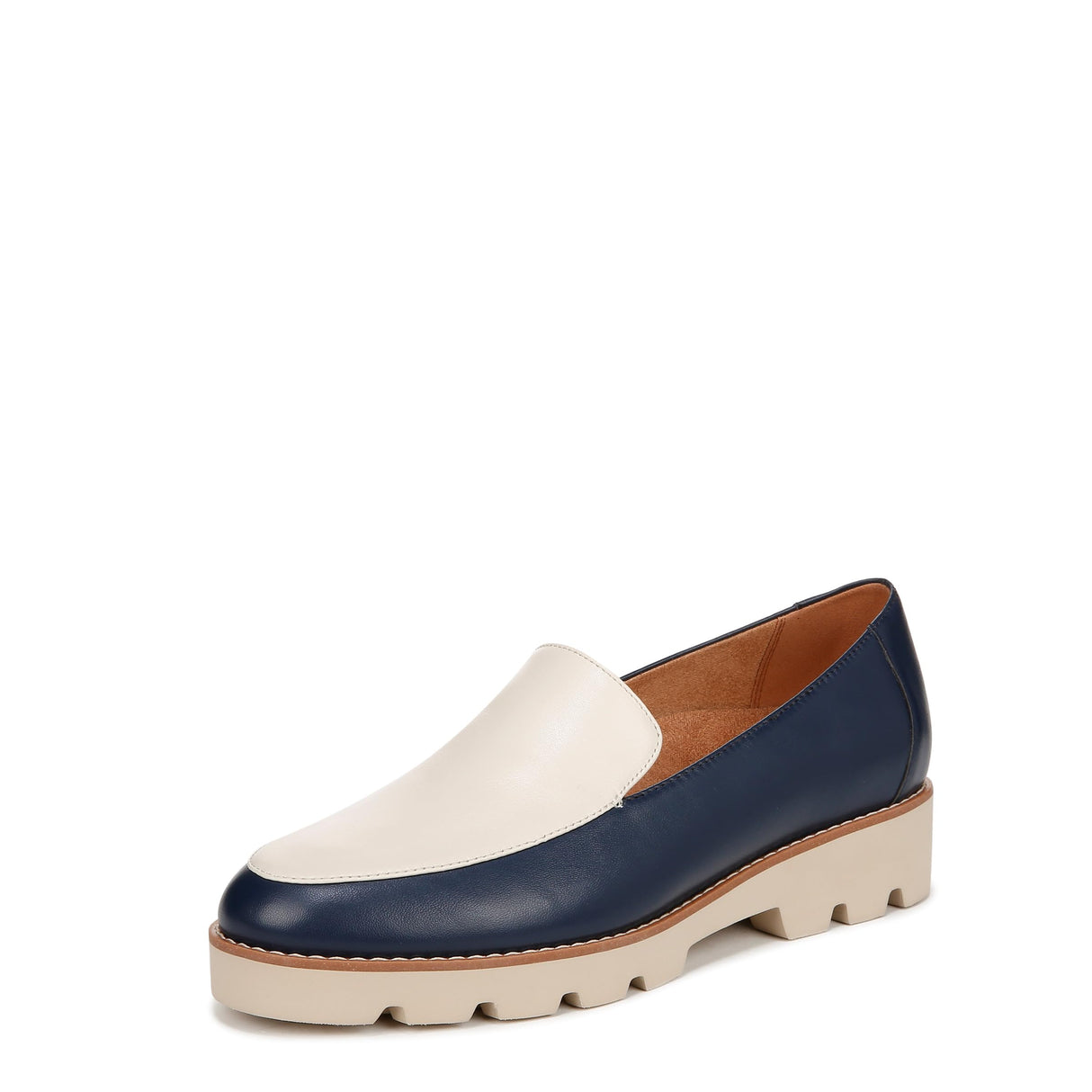 Navy/Cream Nappa