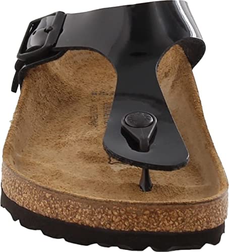 Black Patent Birko-Flor