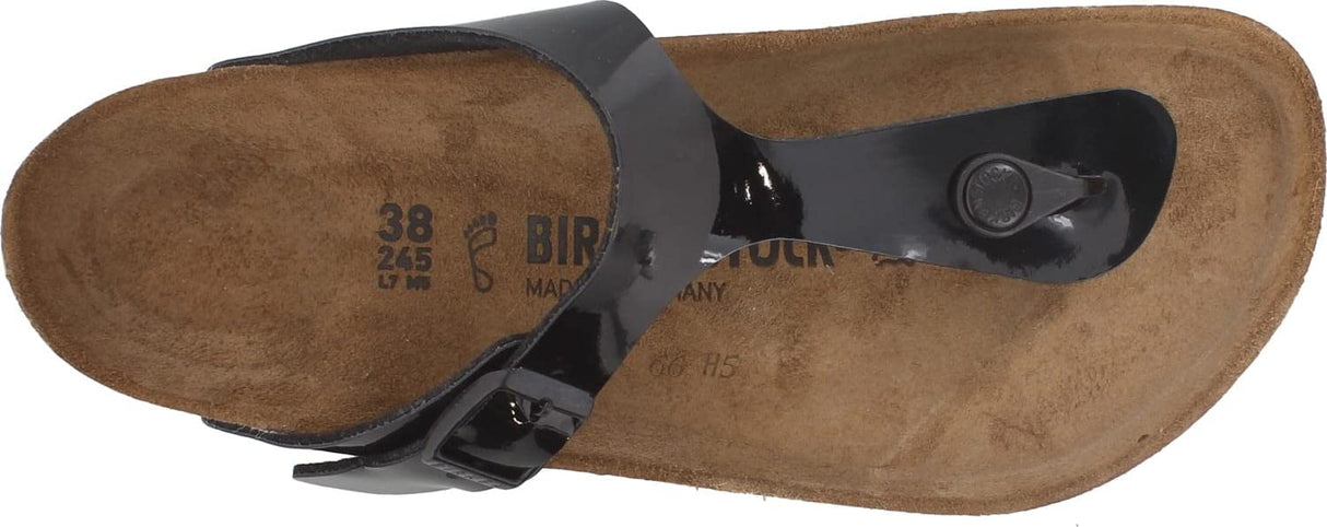 Black Patent Birko-Flor