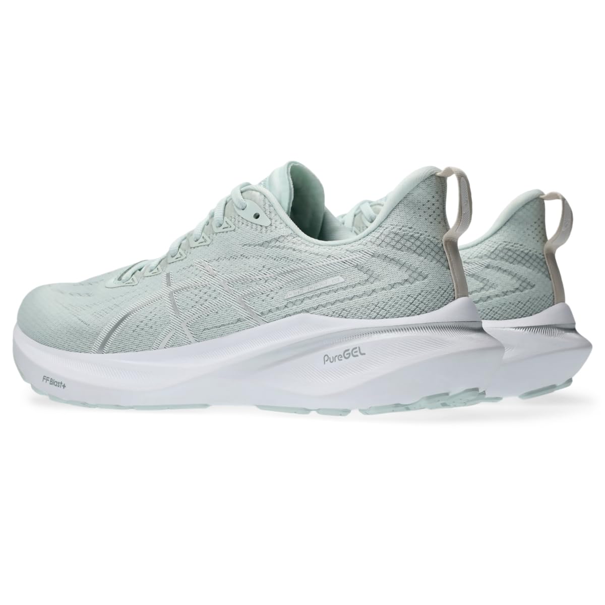 Pure Aqua/White