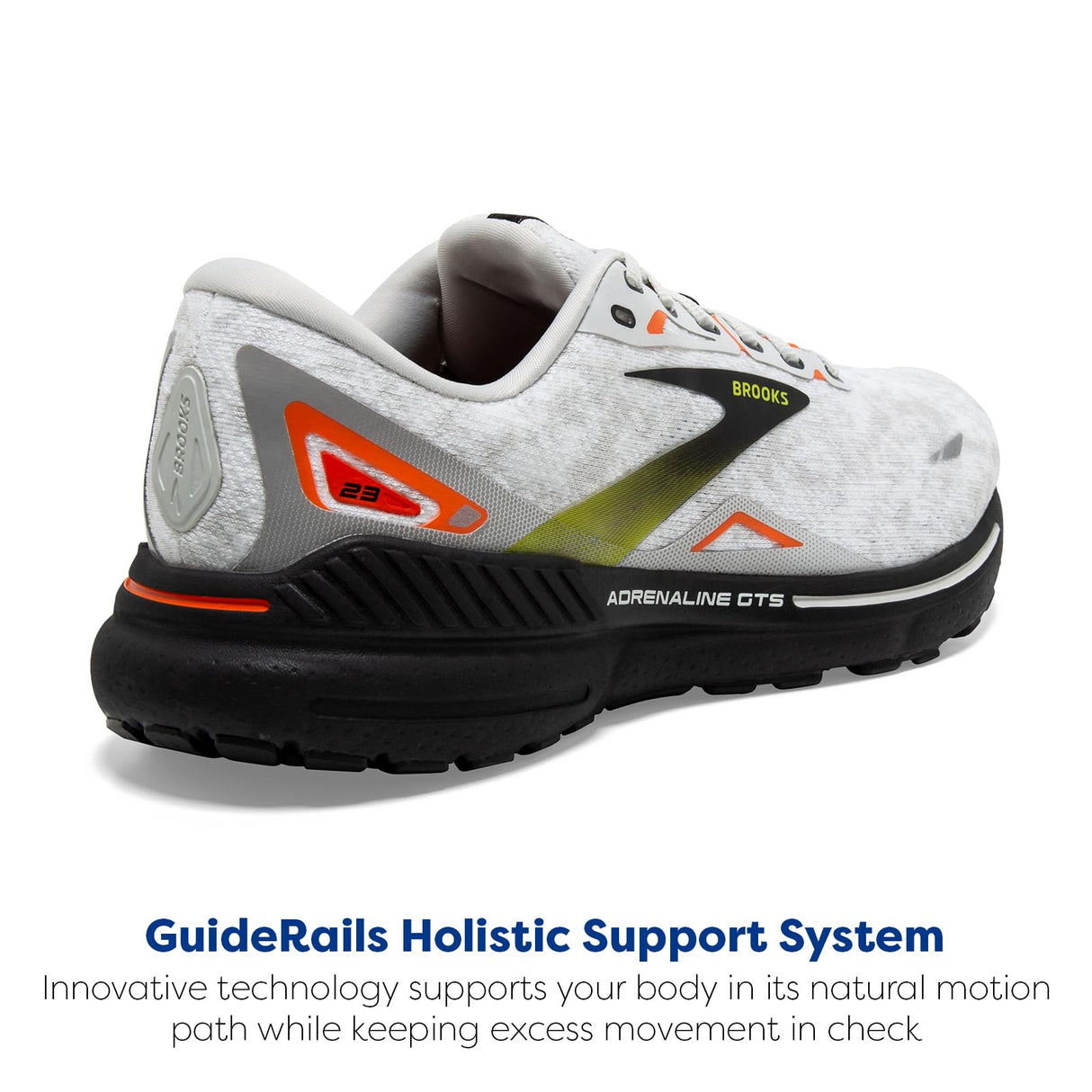 Oyster/Black/Red Orange