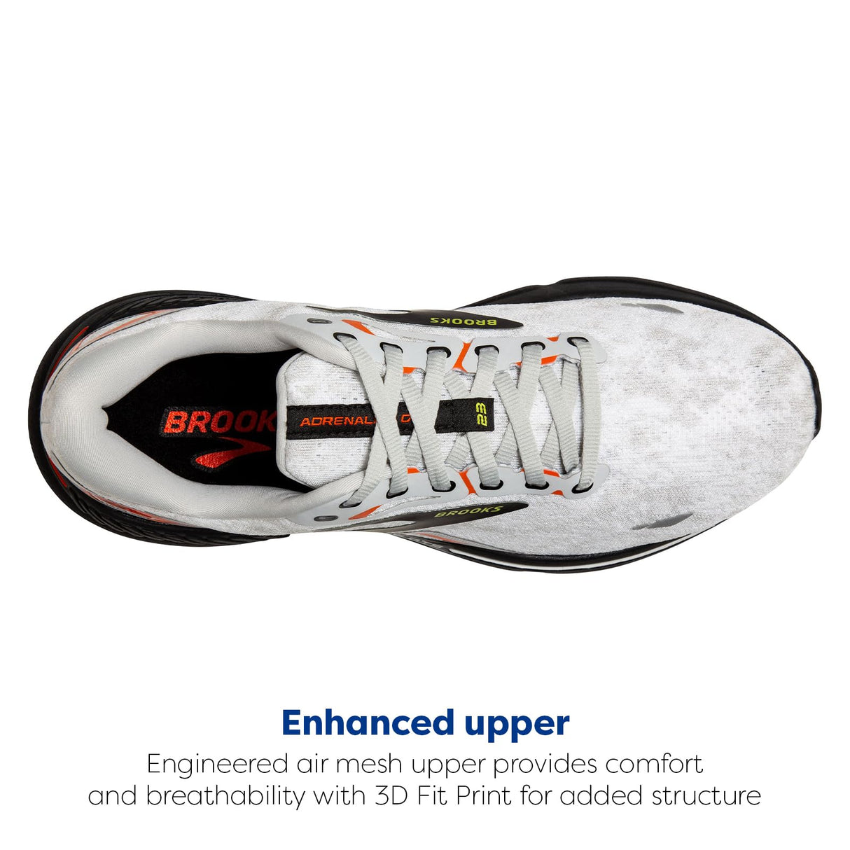 Oyster/Black/Red Orange