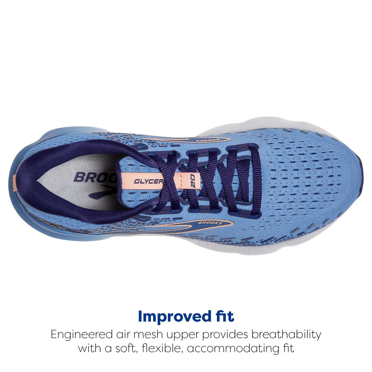 Blissful Blue/Peach/White