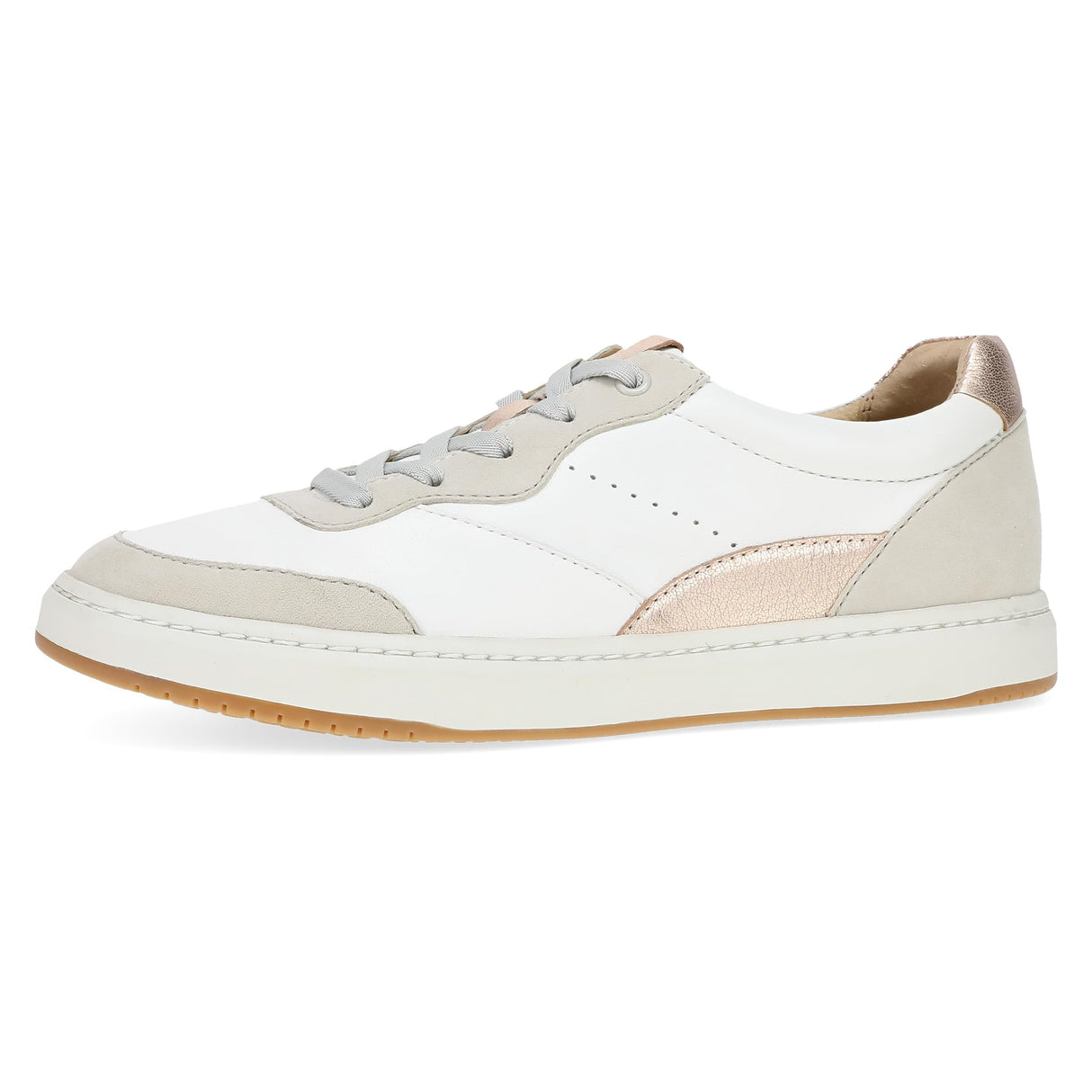 White/Rose Gold Nappa