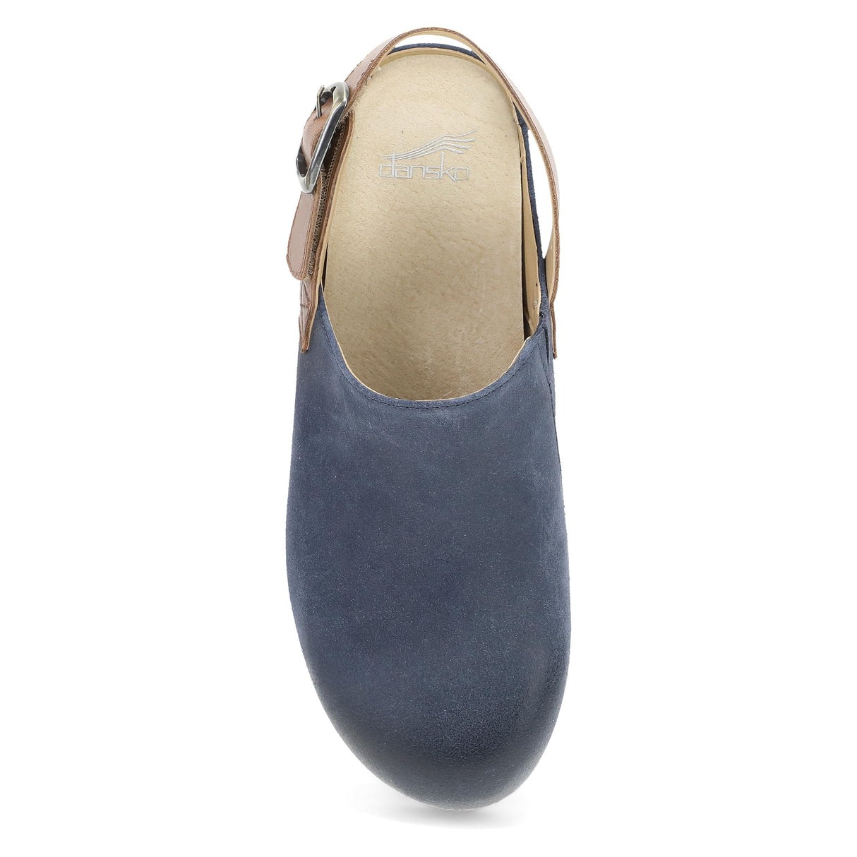 Blue Burnished Suede