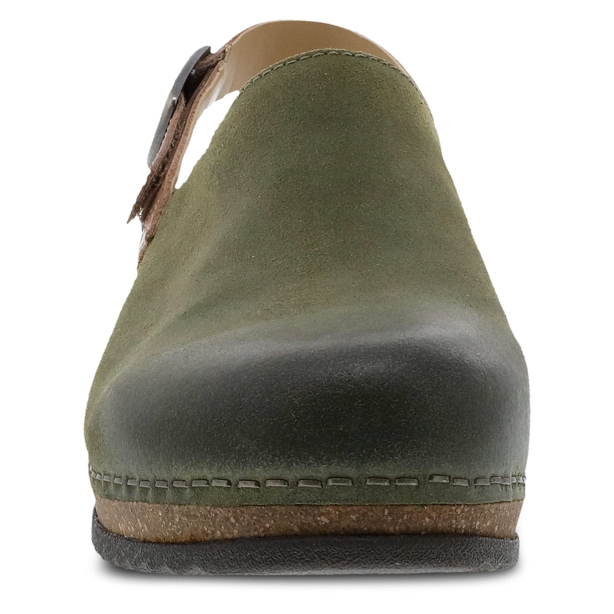 Olive Burnished Suede