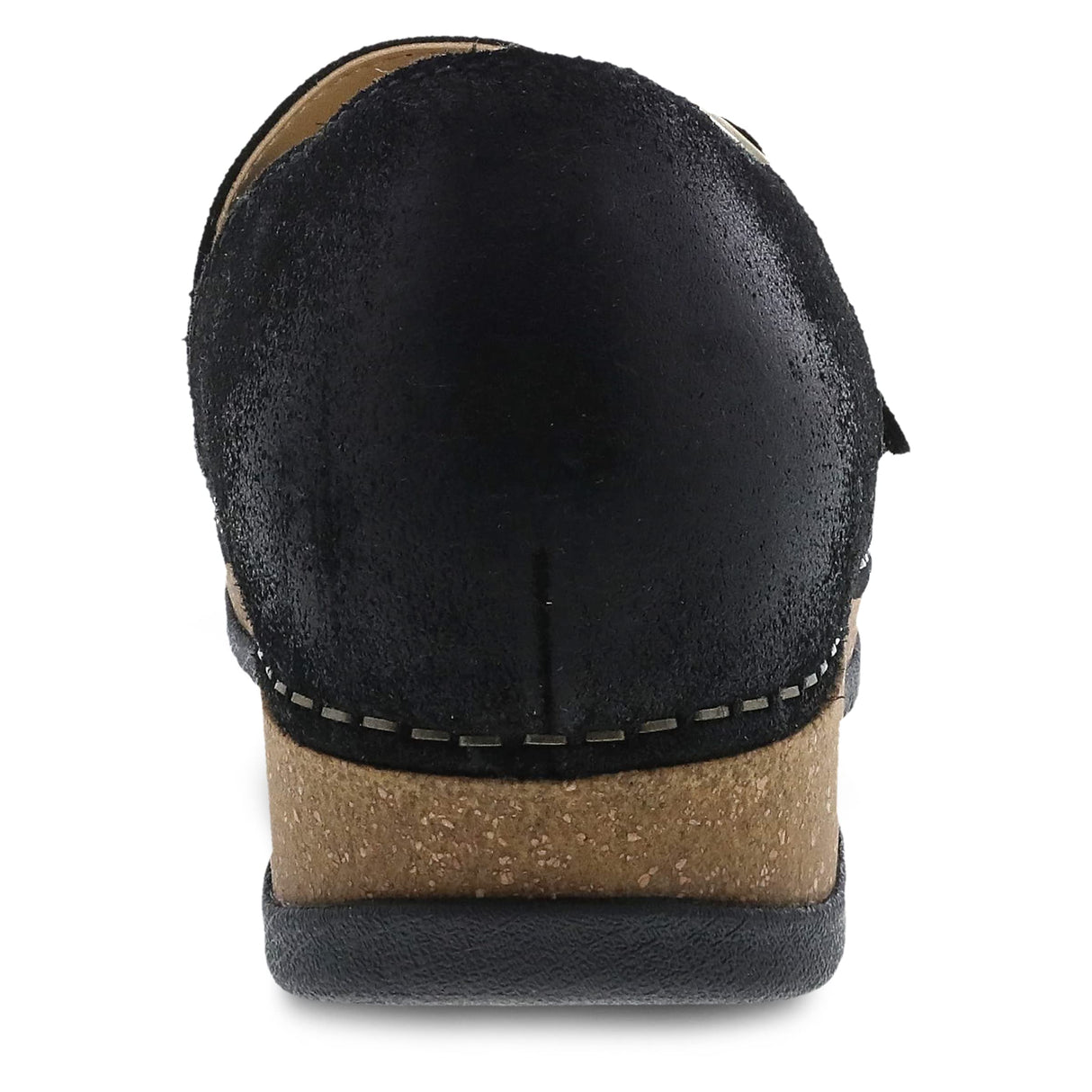 Black Burnished Suede