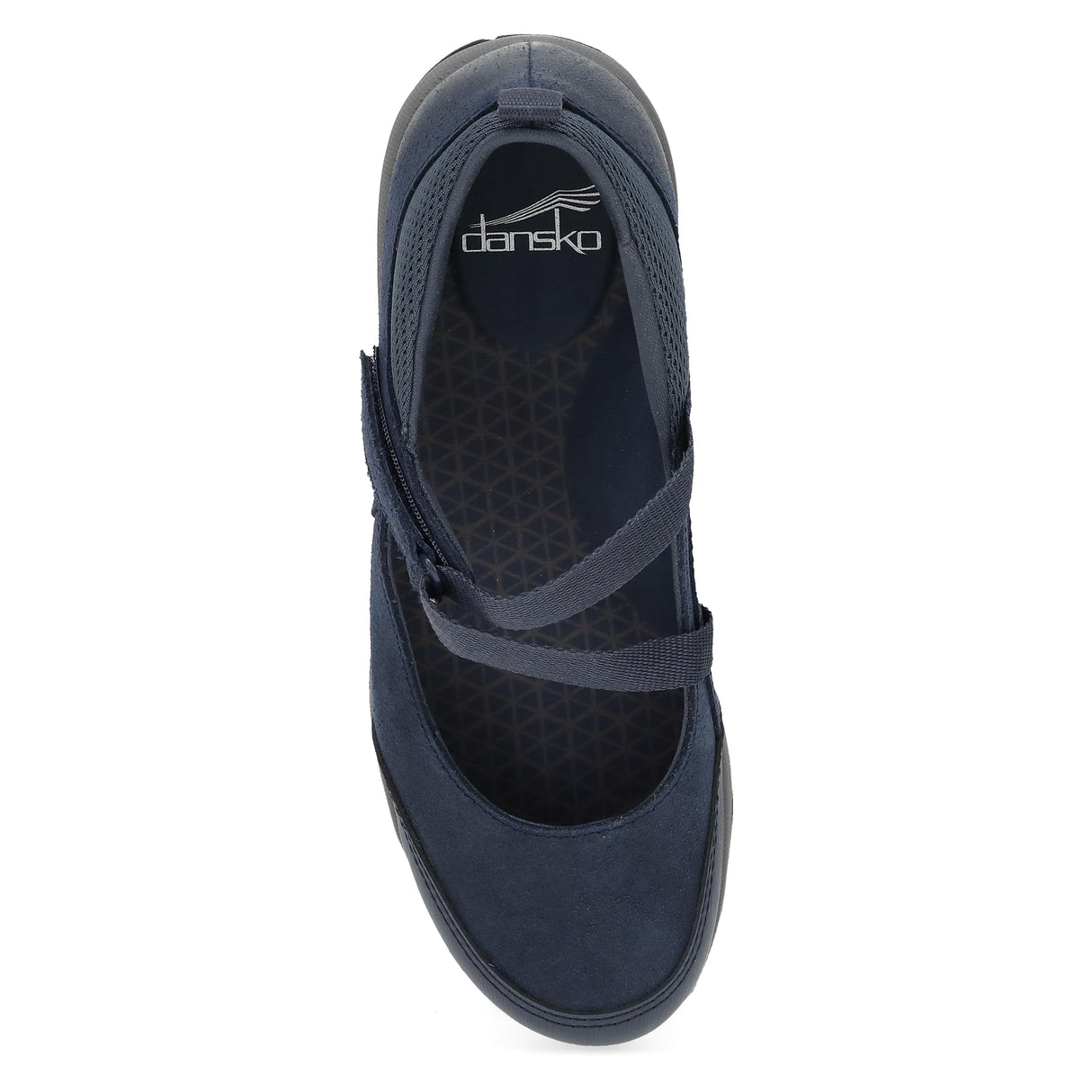 Navy Burnished Suede