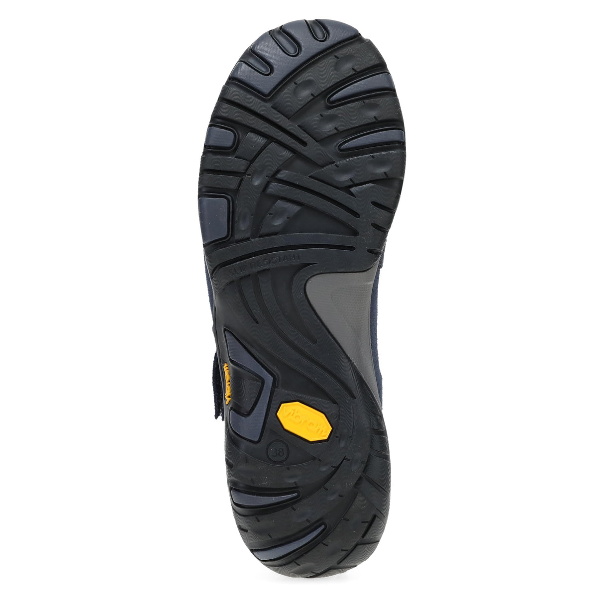 Navy Burnished Suede