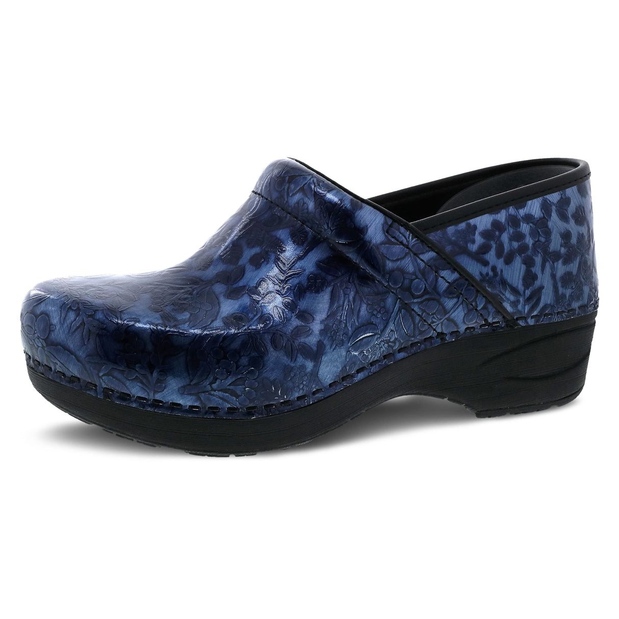 Navy Embossed