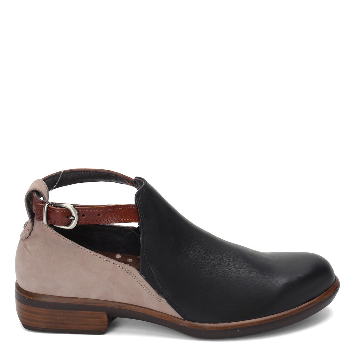 Blk Lthr Stone Brn Lthr