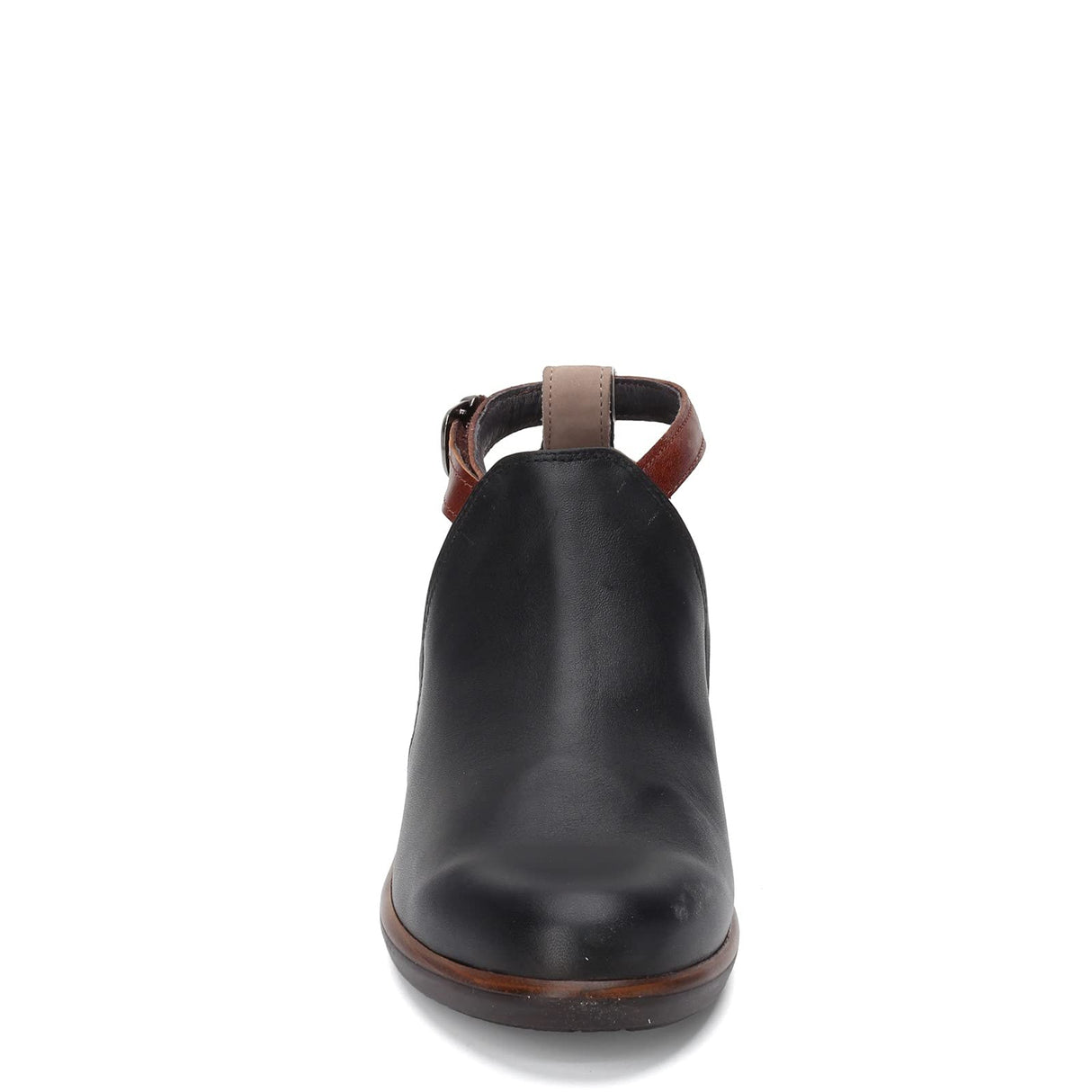 Blk Lthr Stone Brn Lthr