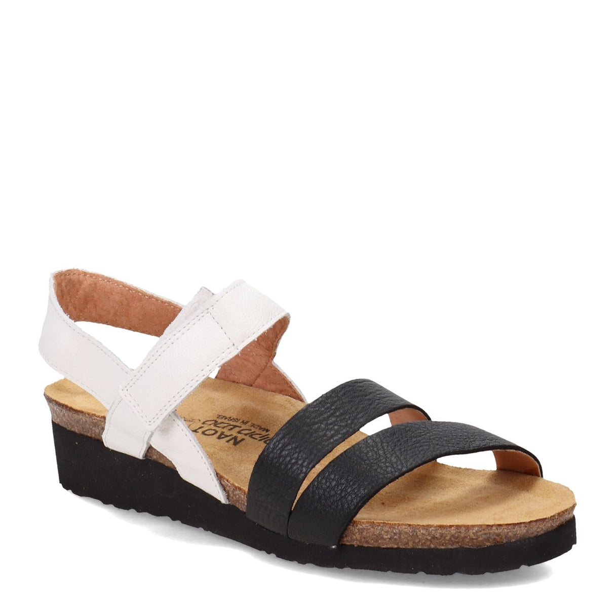 White Soft Lthr Sft Blk