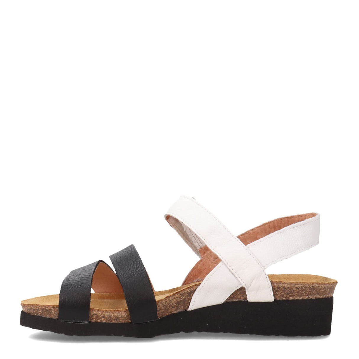White Soft Lthr Sft Blk