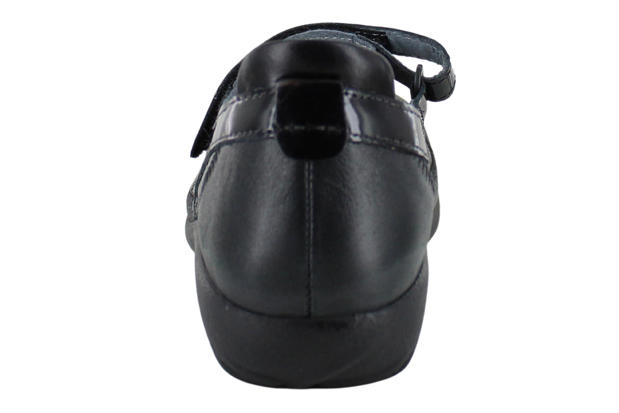 Blk Lthr Shiny Blk Patent