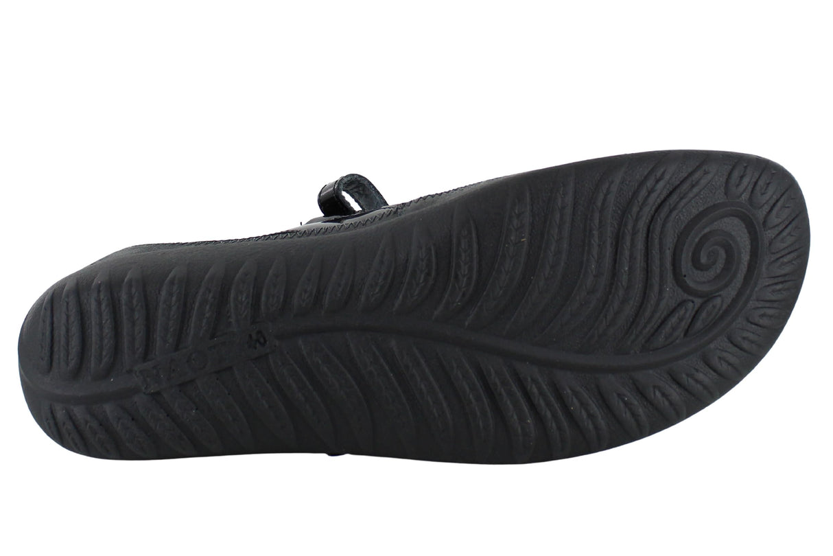 Blk Lthr Shiny Blk Patent