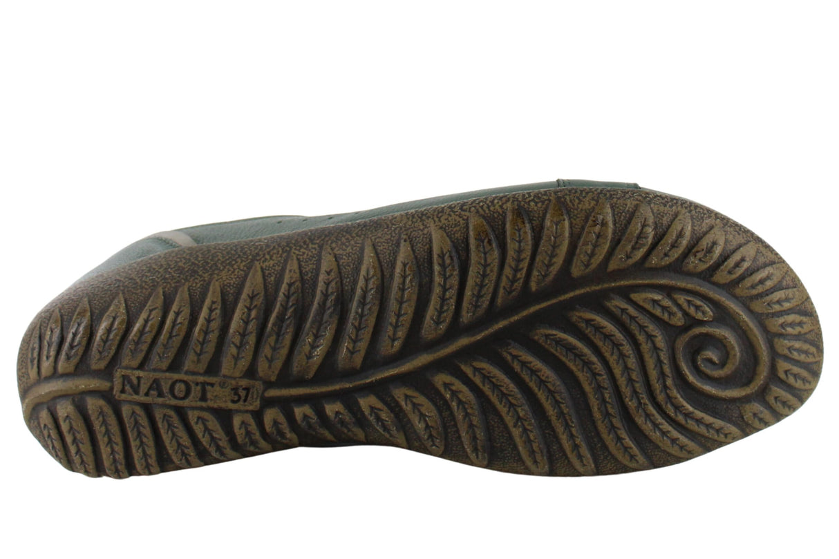 Hntr Grn Leather Pewter