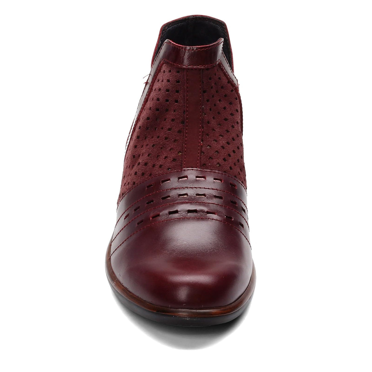 Perf Burgundy Comb/Bordx Lthr