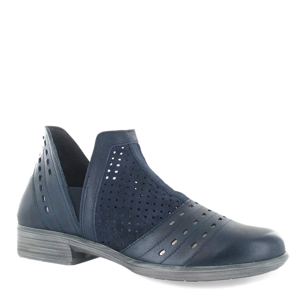 Perf Navy Combo/Soft Ink Lthr