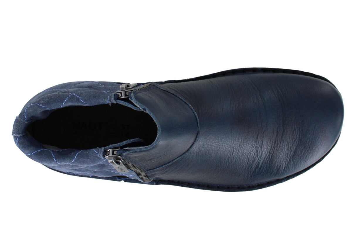 Ink Lthr Midnight Blue Suede