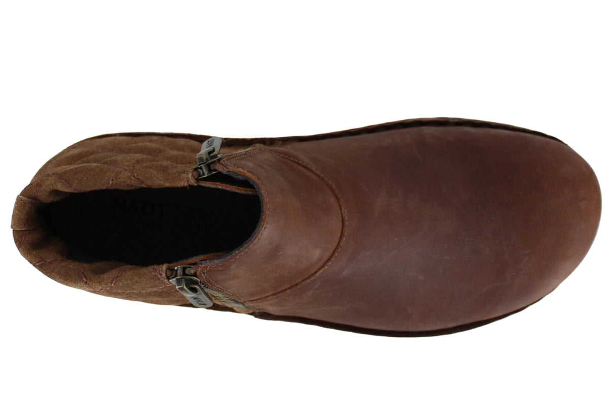 Cognac Leather Brown Suede