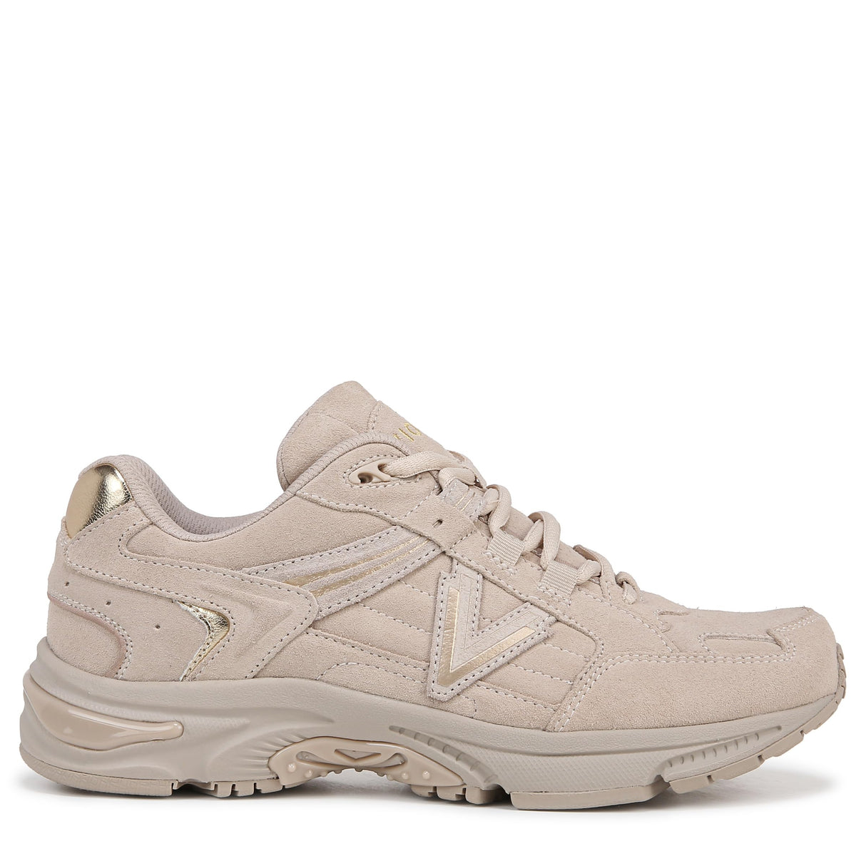 Oatmeal Beige Gold Leather