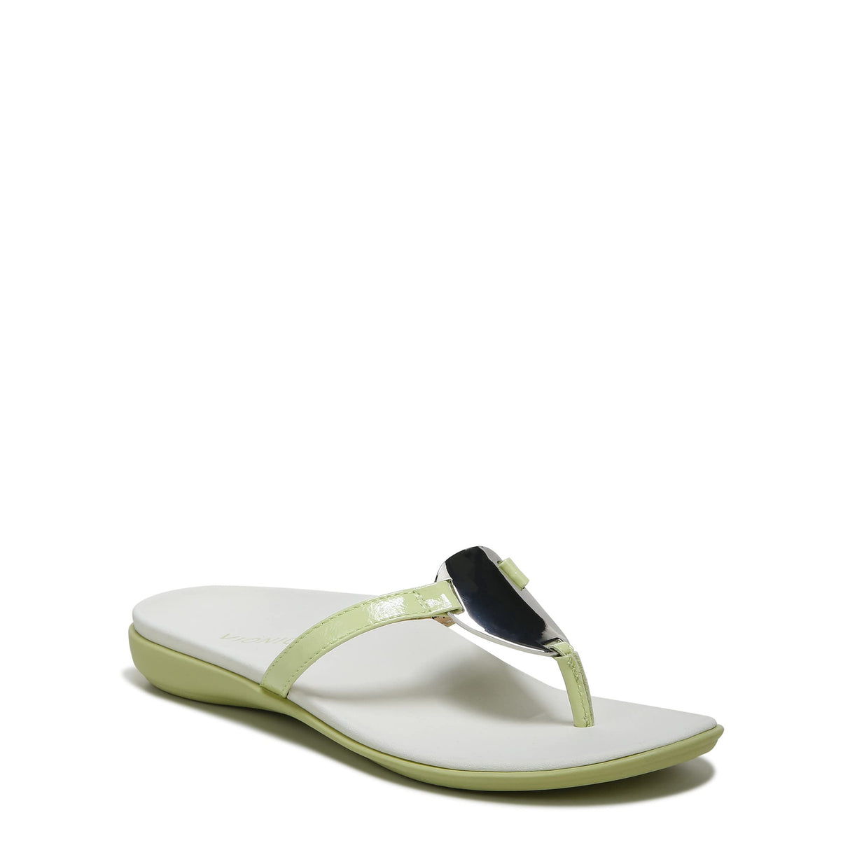 Pale Lime Crnkl Ptnt