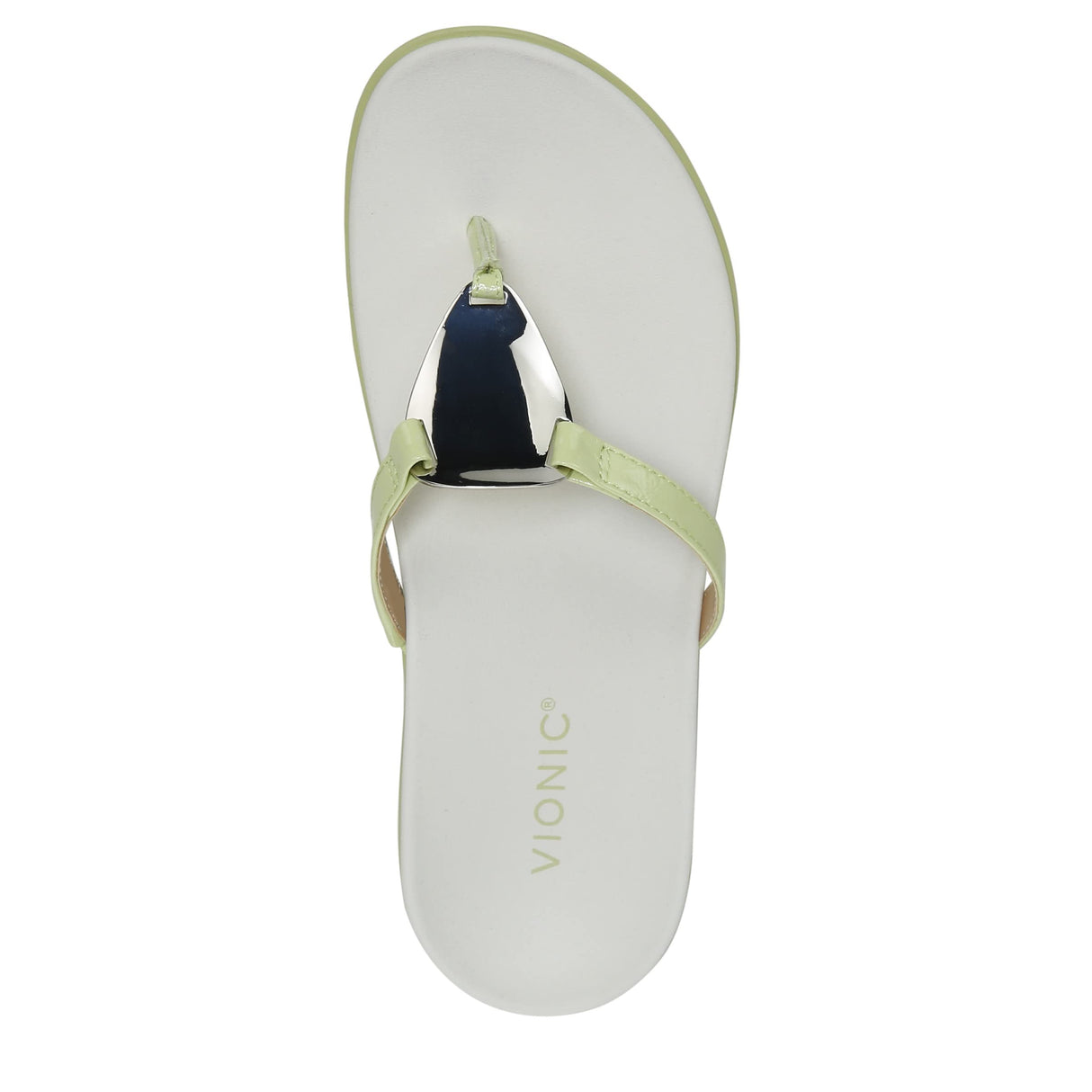 Pale Lime Crnkl Ptnt