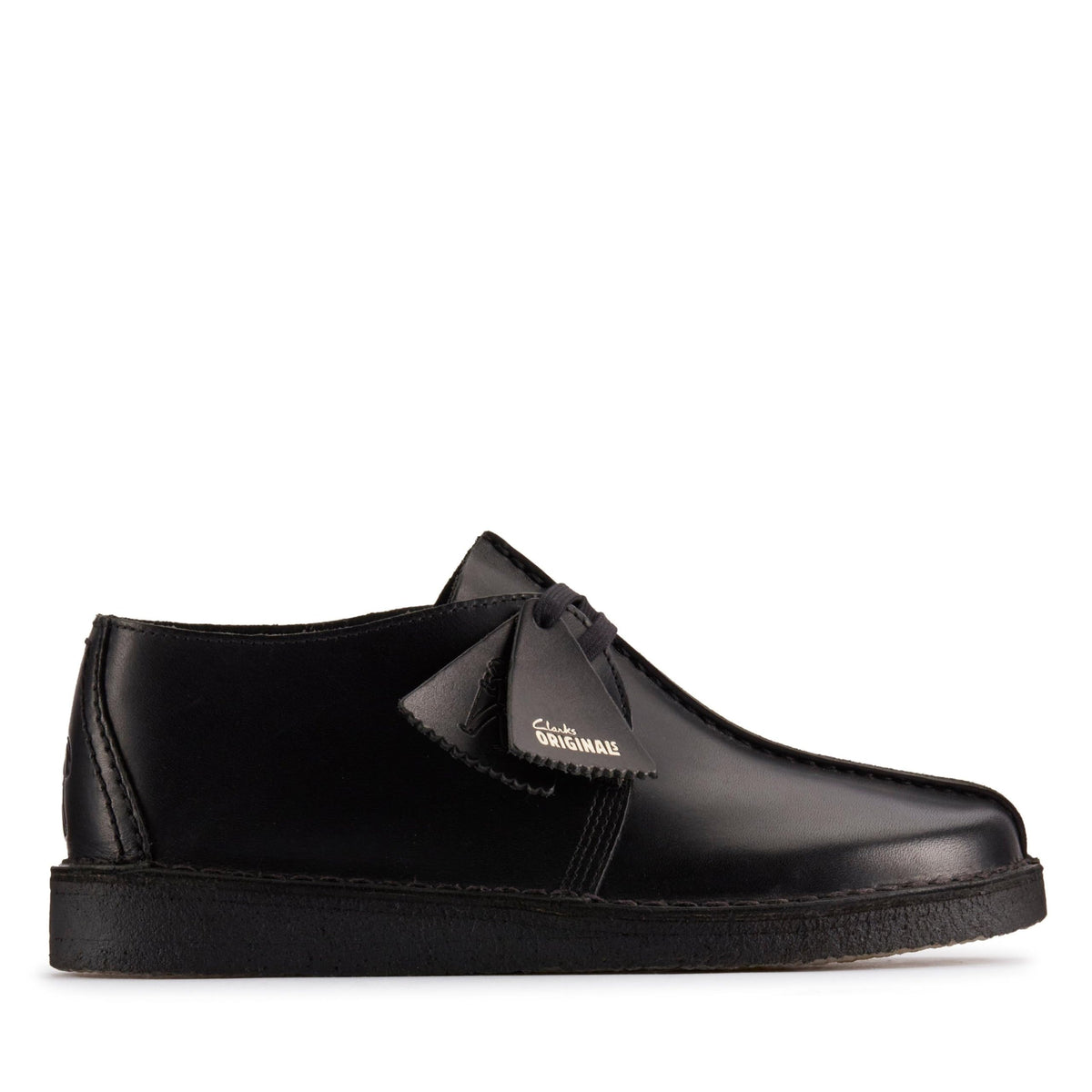 Black Smooth Leather