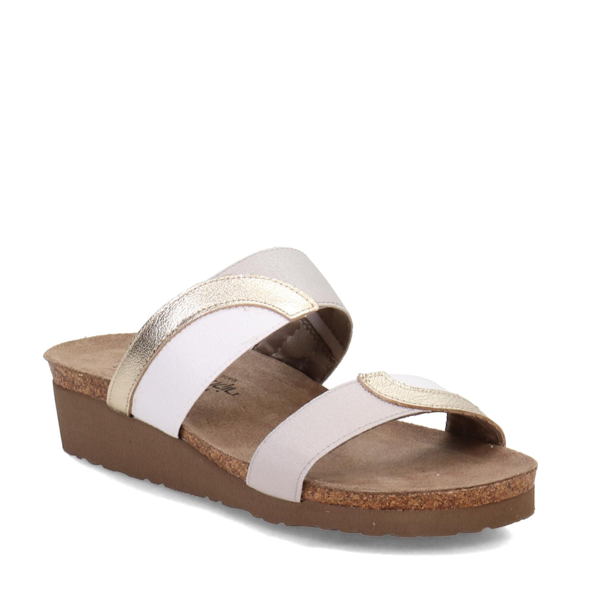 Gold Gry White Elastic