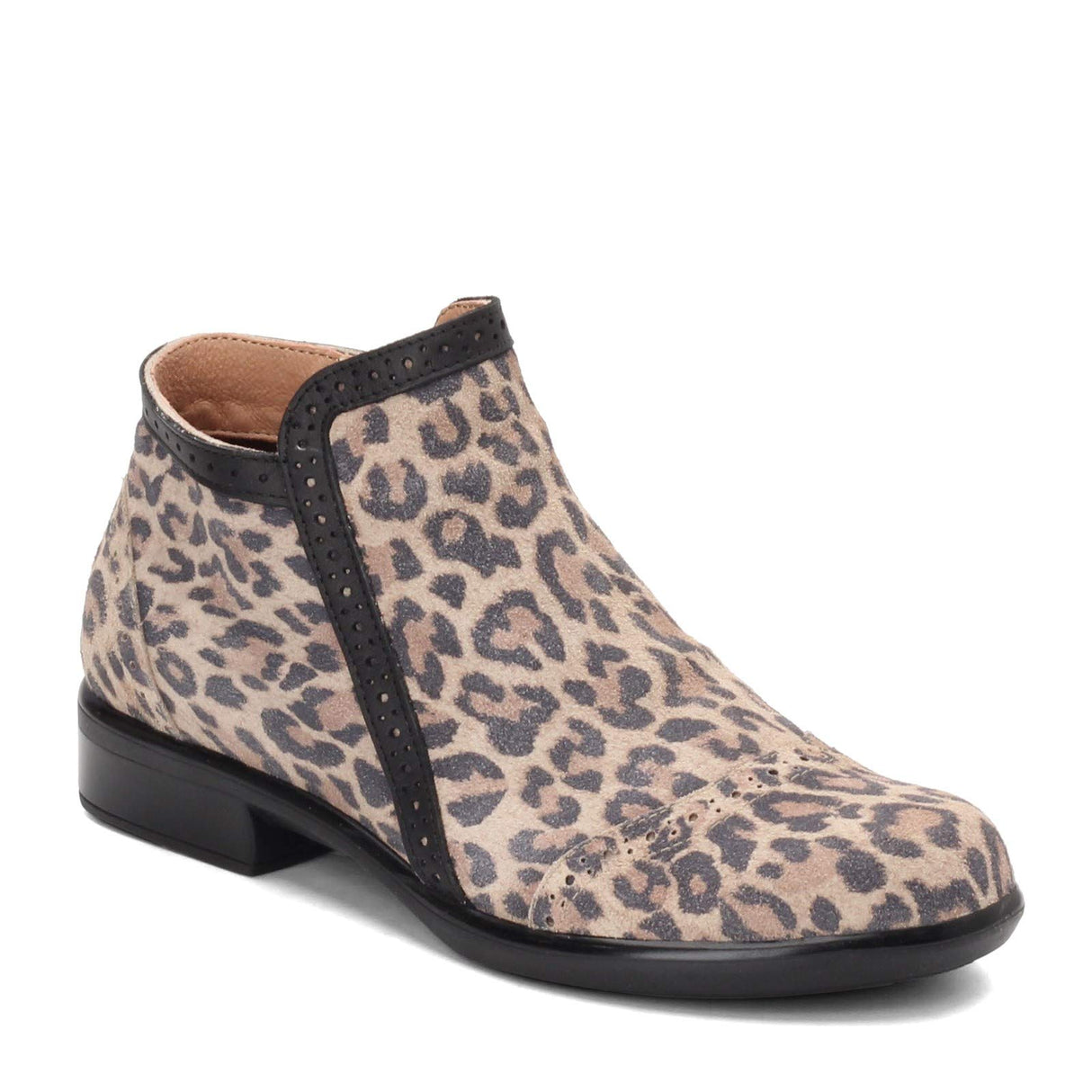 Cheetah Suede/Jet Black Lthr