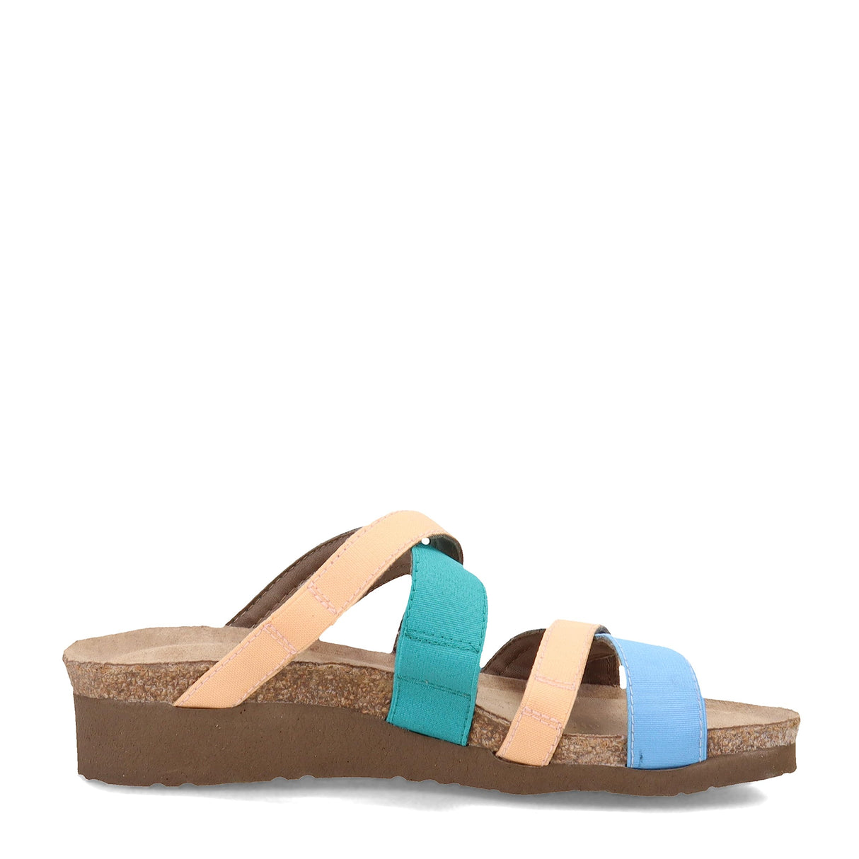 Blue Aqua-Peach Stretch