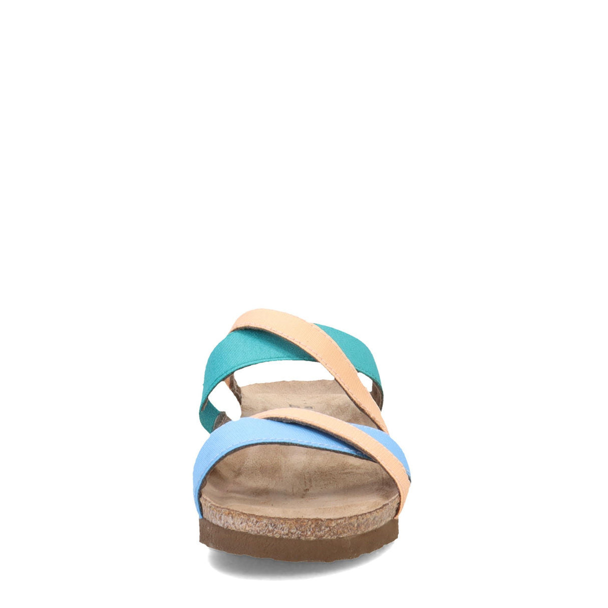 Blue Aqua-Peach Stretch