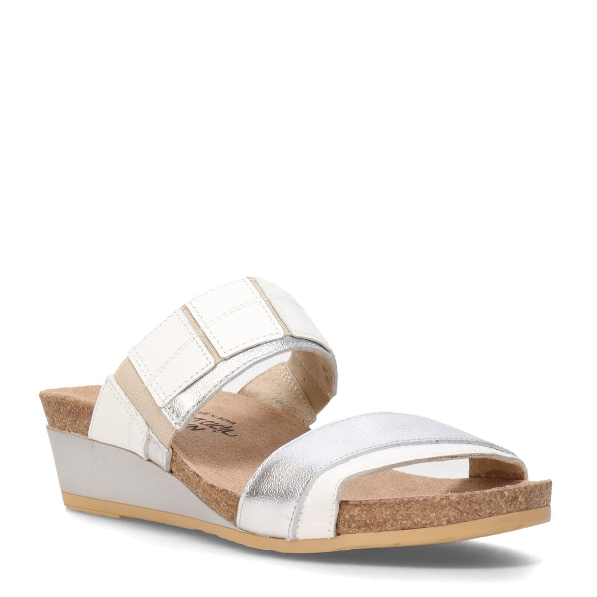 White Soft Lthr Sft Silv