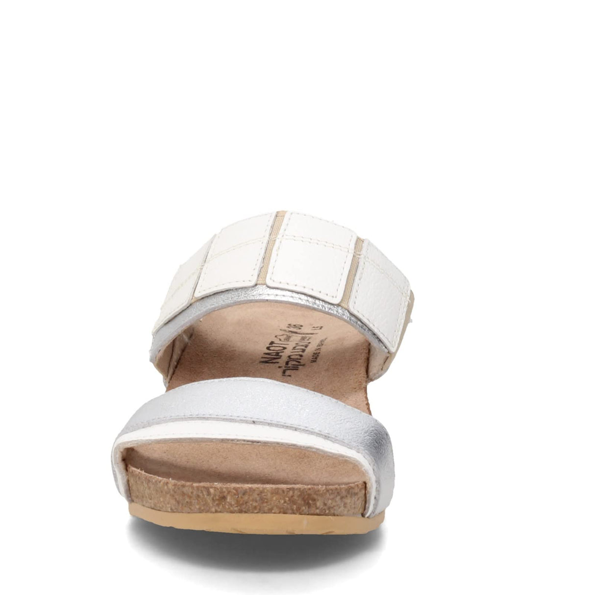 White Soft Lthr Sft Silv