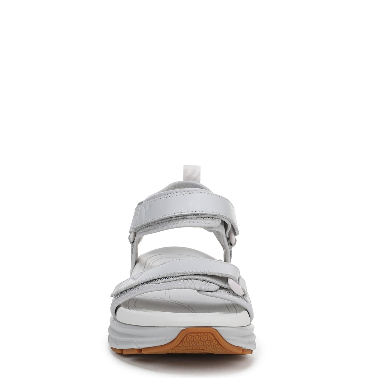 Vapor Grey Leather and Fabric