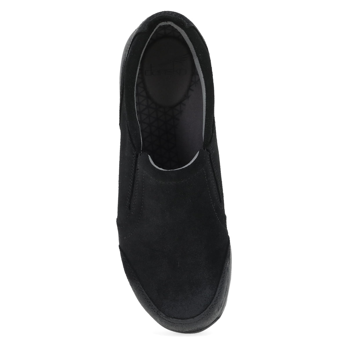 Black Waterproof Burnished Suede