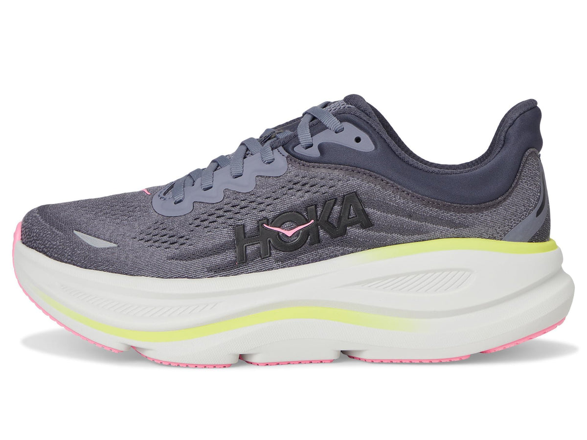 HOKA Bondi 9 Women's – Charcoal Grey/Grey Skies