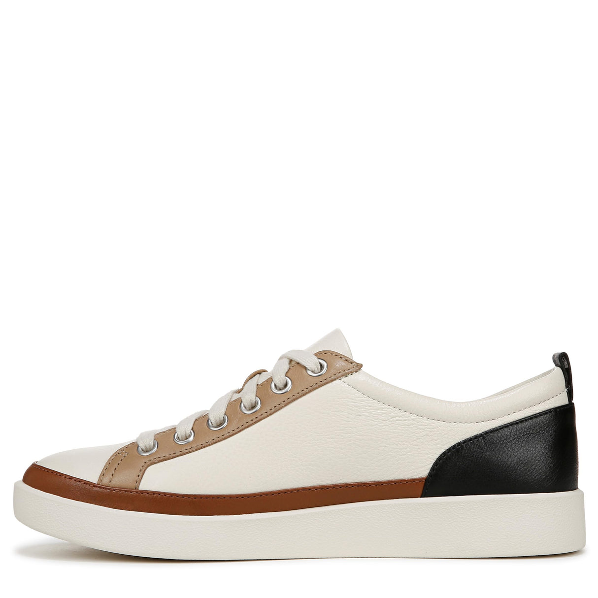 Ivory Black Leather