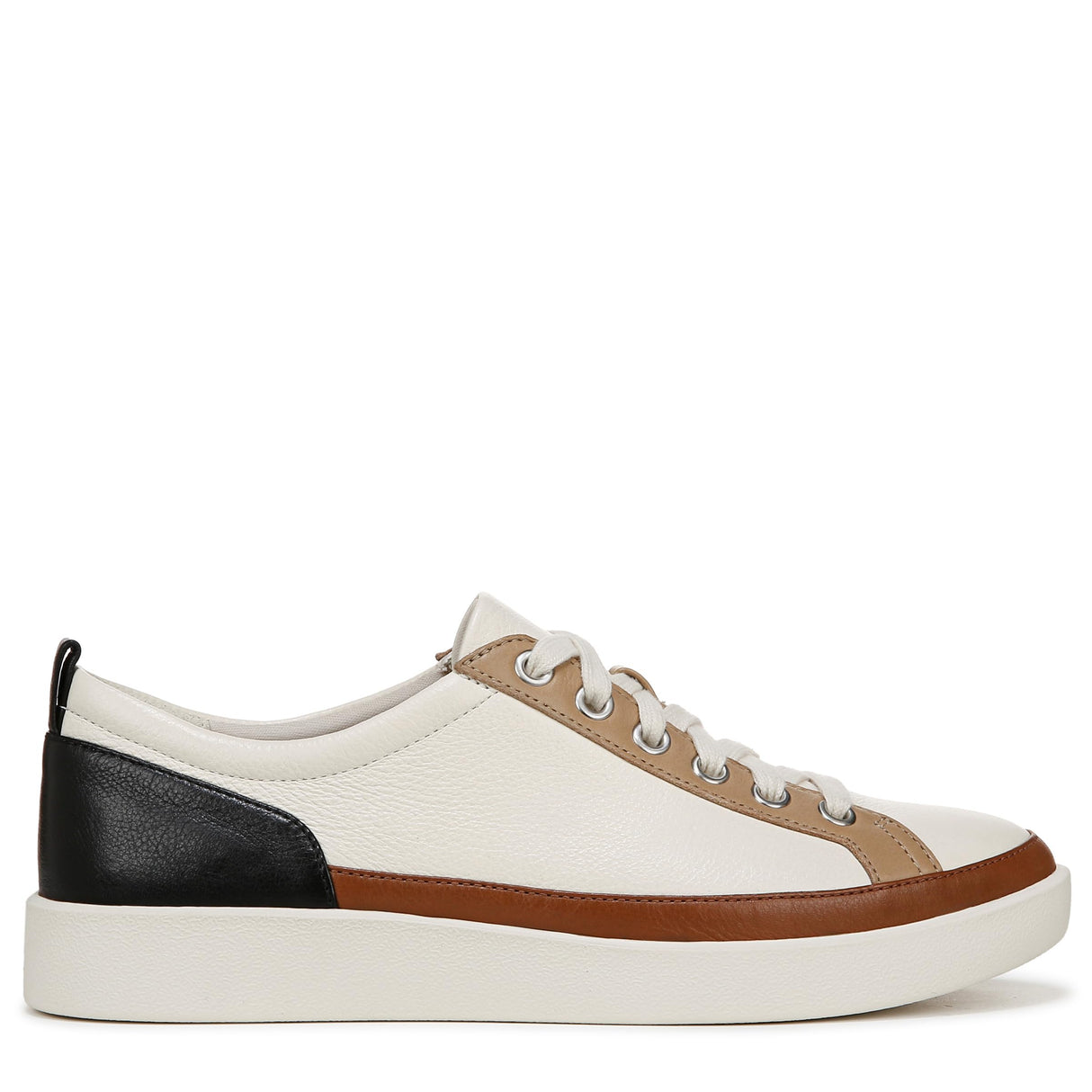 Ivory Black Leather