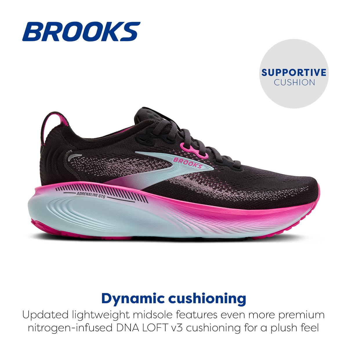 Black/Cyber Pink/Iced Aqua
