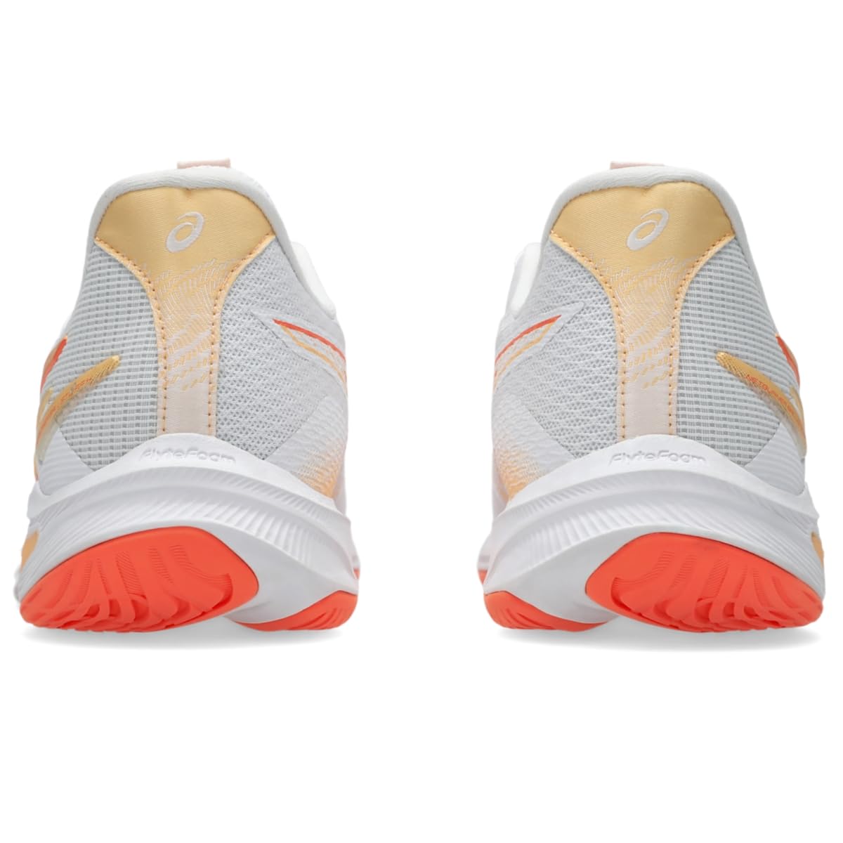 White/Vivid Coral