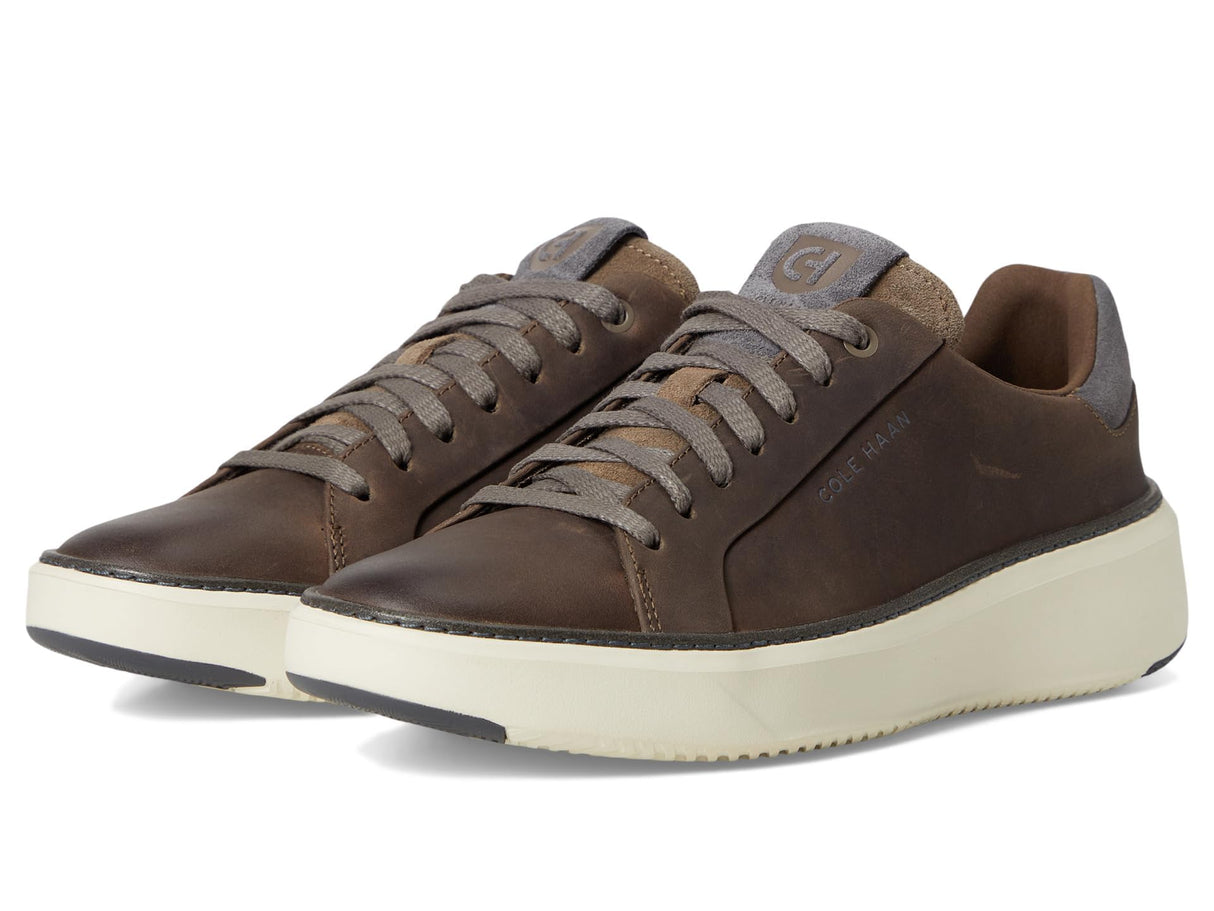 Morel Nubuck/Grey Pinstripe