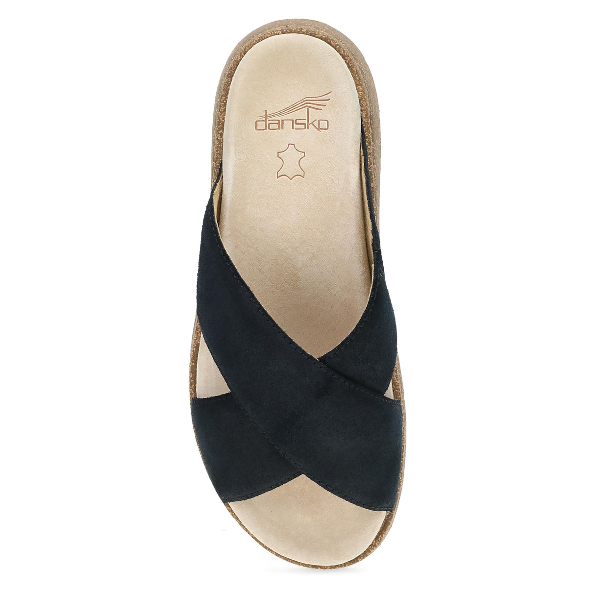 Black Burnished Suede