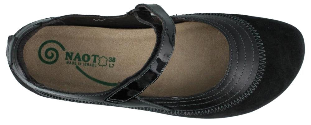 Blk Leather Blk Sued Patent