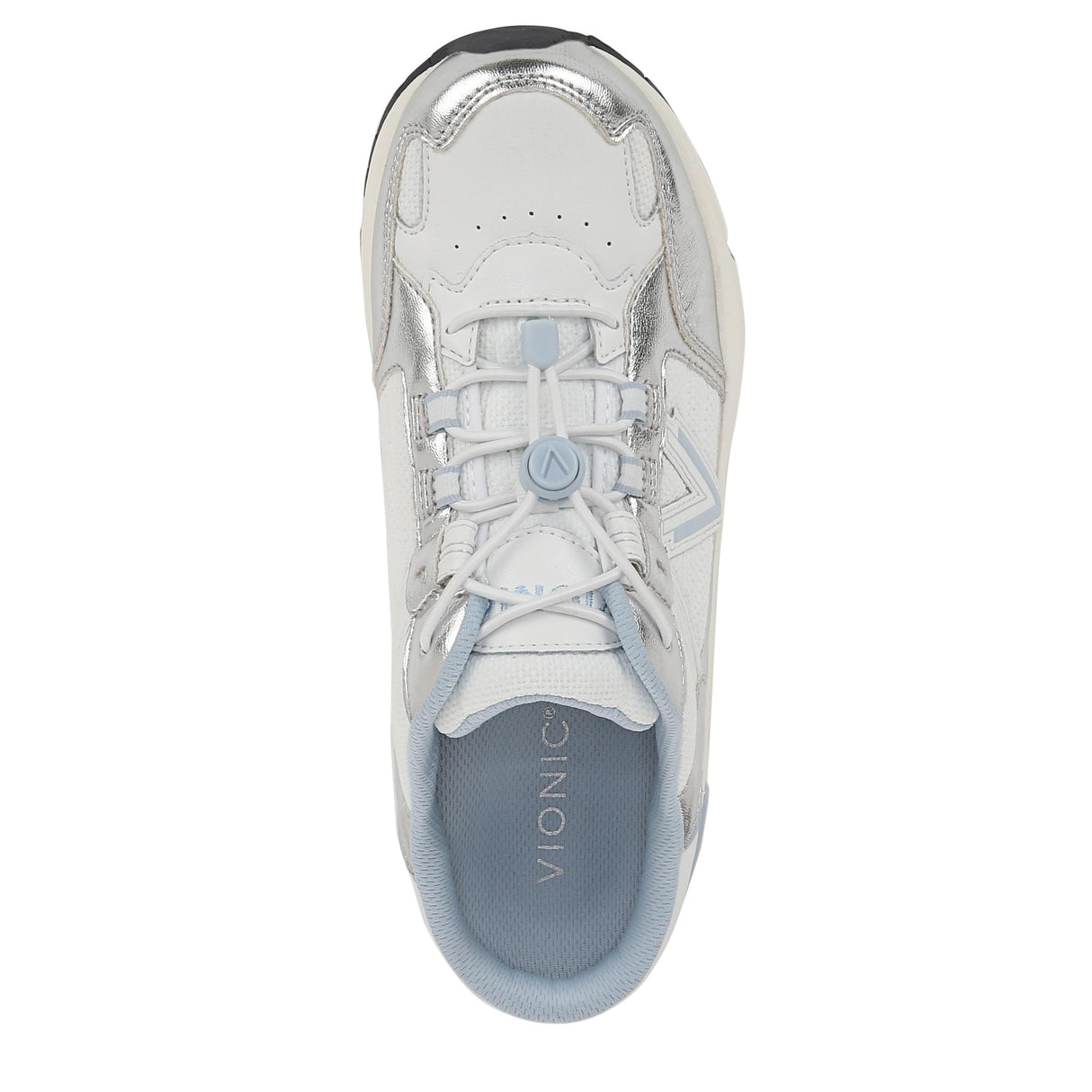 White Silver Leather